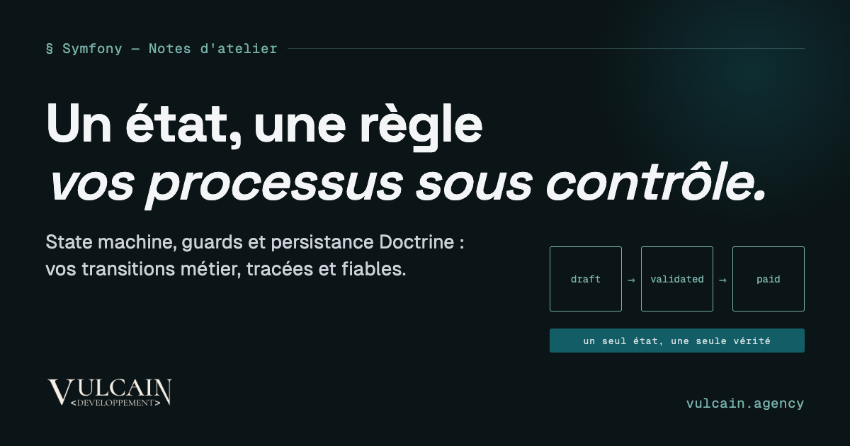 Piloter vos processus métier avec Symfony Workflow: machines à états, persistance et visualisation